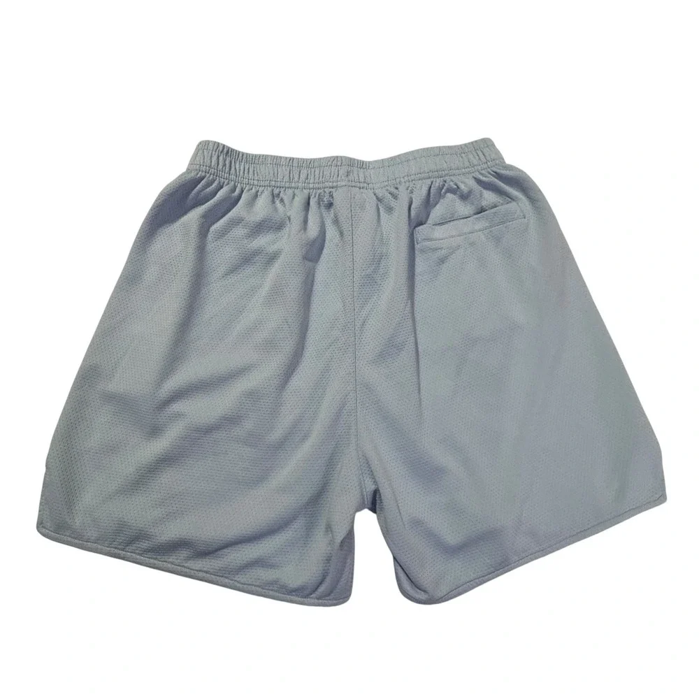 YoungLA 134 Mesh Gym Shorts Mens Medium Light Blue Athletic Bodybuilding YLA2724